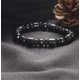 thumbnail image 3 of ZHAOCHENG Pulseras de piedra para mujer Pulseras negras para mujer Pulsera de ansiedad con estilo unisex Pulseras con imanes para mujeres, hombres, adolescentes, alivian el dolor, la presión, regalo d, 3 of 5