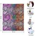 thumbnail image 4 of Multicolor Paisley and Floral Pattern Blanket,Comfortable Soft Flannel Throw Blanket,All Season,Warm Lightweight Blankets for Sofa Bed Couch Living Room Chair,30"x40", 4 of 4