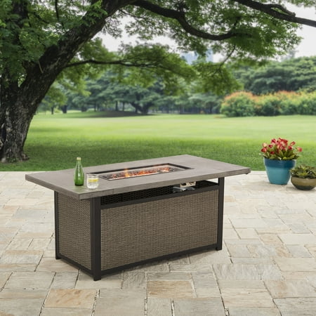For Better Homes Gardens 30 Fire Pit Table Antique Bronze Finish Accuweather - Better Homes Gardens Everson Rectangular Patio Dining Table