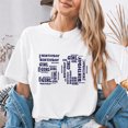 thumbnail image 4 of Jollimate 50th Birthday Girl Shirt, Retro Typography 50 Graphic Tee, Milestone Celebration Gift for Women, 4 of 6