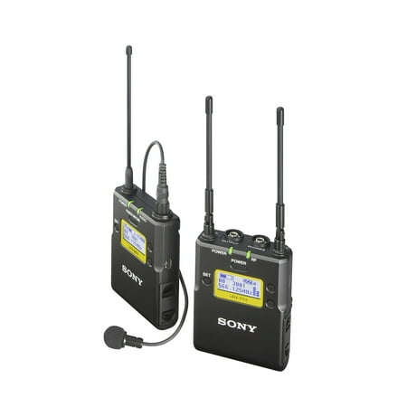 Sony Lav Mic, Bodypack Tx And Portable Rx Wireless System - 566 Mhz To 608 Mhz System Frequency