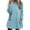 Blue, variant on Sweaters For Women Winter Warm Sweater Coat Fleece Thickening Plus Size Loose Jacket With Pockets Polyester White Size S-3Xl Oversized Sweaters For Women