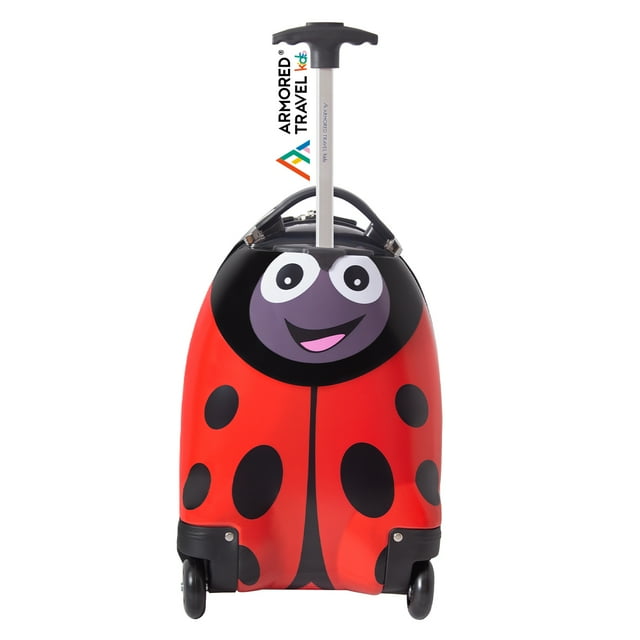 Maleta de viaje niñas niños carry-on mochila rígida infantil con ruedas 16” kínder Preescolar usos múltiples Edades 2 a 6 años Catarina Armored Kids