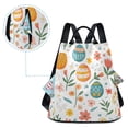 thumbnail image 5 of FORMRS Women's Travel Backpack Purse Anti-Theft Hidden Pockets Casual Shoulder Bag, Floral Easter Eggs, 5 of 7