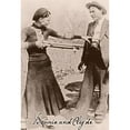 thumbnail image 3 of Vintage Apple Collection 18x24 Black Modern Framed Museum Art Print Titled - Bonnie And Clyde I, 3 of 5