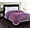 Mauve, variant on Soft Plush Reversible Corduroy / Sherpa Lined Oversized Bed Blanket for Bedroom or Lounging on Couch, Queen, Teal