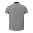 thumbnail image 4 of IhhxPro Men's Short Sleeve Collared Shirt with Button Detail Quick Dry Tee for Work or Casual Wear S-2XL, 4 of 5