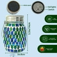 thumbnail image 3 of Mosaic Lights Solar Outdoor Hanging Lanterns, Garden Decor Christmas Gifts for Women Mom Grandma Halloween Decor Lights, Outdoor Waterproof Lights, Garden,Patio,Pathway & Yard Decor, 3 of 7