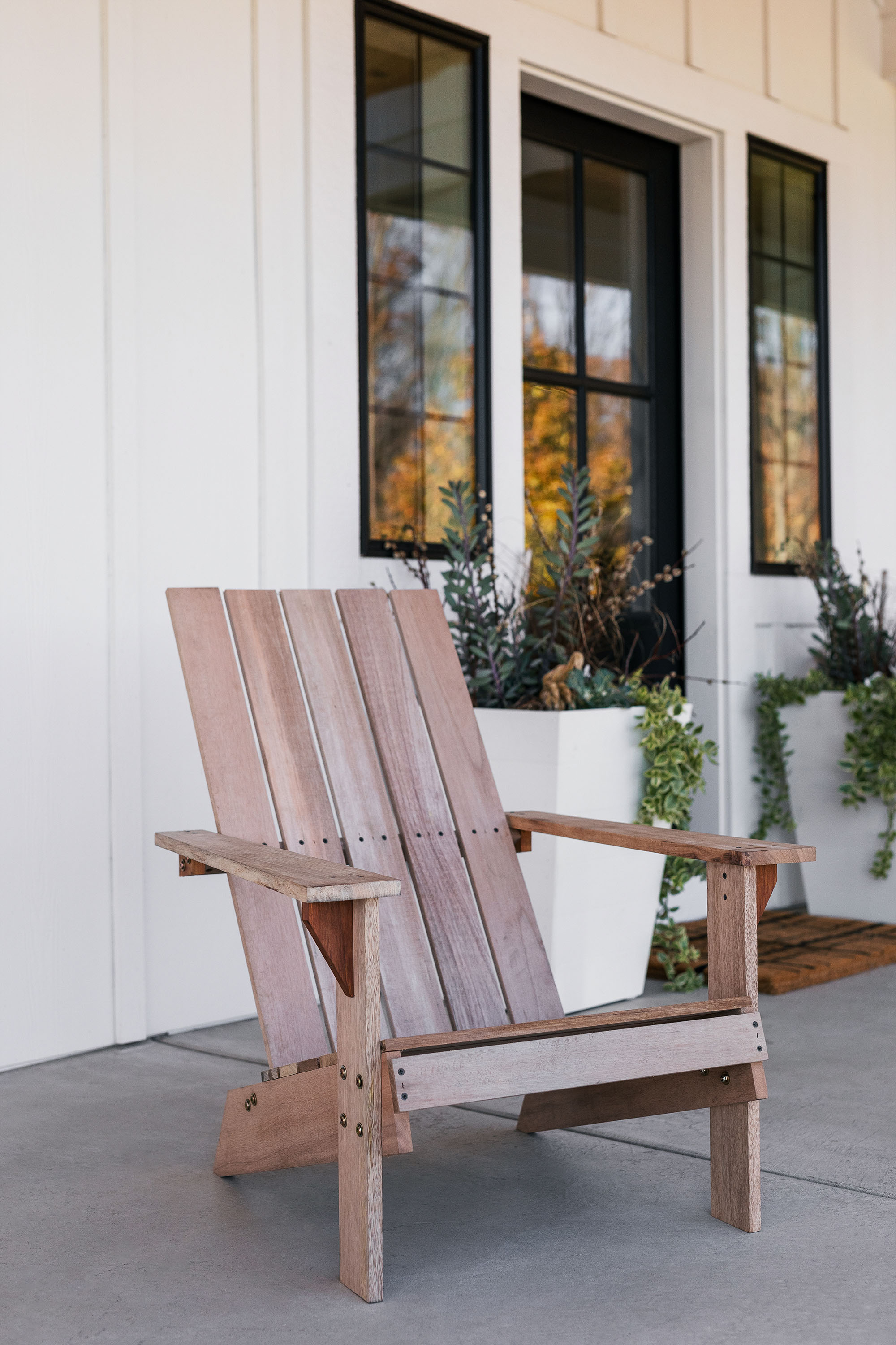 Barrington&Home Modern Adirondack Chair, Unfinished