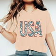 thumbnail image 6 of jobturf American Flag Tops Women Summer Cute Short Sleeve Tunic Shirt Patriotic 4th of July Tee Memorial Day Tshirt Girls Crop Tops, 6 of 6