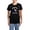 With Blue Strpe Pant, variant on - Stay Strong Ukraine Support Ukraine Pajamas - Women's Short Sleeve Print T-Shirt and Pants Dark Cotton Pajama Set