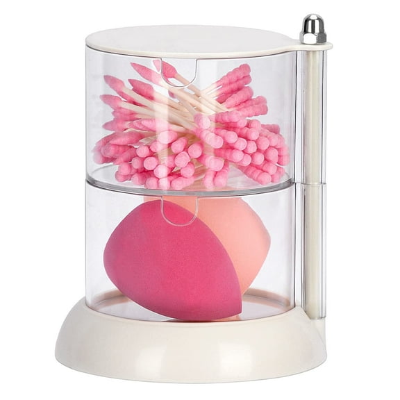 JessLab 2-Layer Stackable Acrylic Jewelry & Hair Accessory Organizer