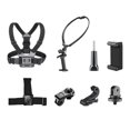 thumbnail image 2 of Phone Sports Camera Accessory Set Chest Strap Mount + Head Strap + Neck Holder + Phone Holder for Cycle Hiking Boating Travel Video Recording Live Stream, 2 of 7