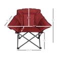 thumbnail image 4 of Zenithen Limited Guidesman Portable Padded Folding Chair, Red - Pack of 1, 4 of 6