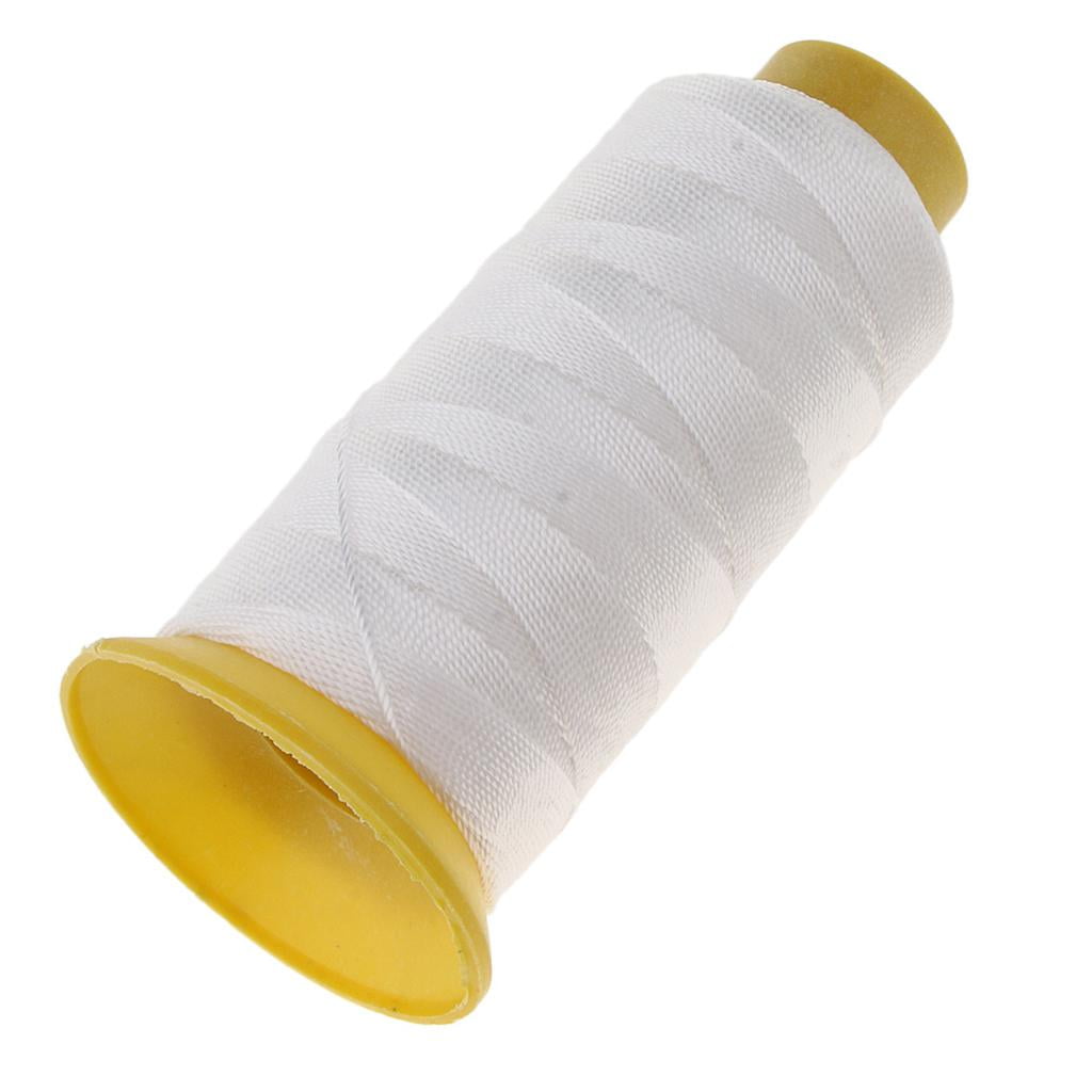 QccHieUs 2pcs 210D Strong Bonded Nylon Sewing Thread for Wallets Canvas Clothing 200m