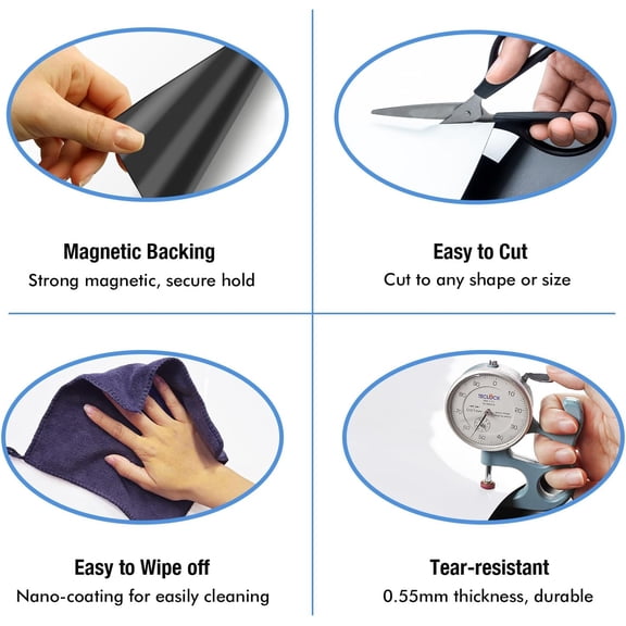 Large Magnetic Backing Whiteboard