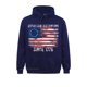 thumbnail image 4 of Sudadera con capucha Harajuku con la bandera de Ross de Estados Unidos divertida y distanciamiento social desde 1776, ropa ajustada, sudaderas familiares de gran oferta 2021, 4 of 5