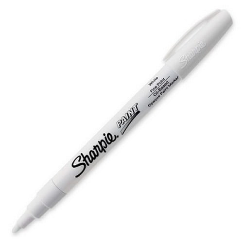 white indelible ink pen