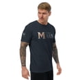 thumbnail image 4 of THE BOOK OF MARK Fitted men T-shirt (Midnight Navy, XS), 4 of 4