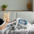 thumbnail image 3 of New York Soft Flannel Fleece Blanket, NY City Letters Designed with Famous Local Landmarks Art Print USA Theme, Cozy Plush for Indoor and Outdoor Use, 50" x 70", White and Multicolor, by Ambesonne, 3 of 5