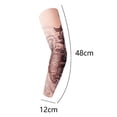 thumbnail image 2 of Tattoo Cuff Fake Sunscreen Arm Sleeve Soft Elastic Arm Gloves For Cycling, 2 of 5