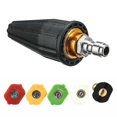 thumbnail image 1 of Adaptador de lavadora de alta presión, boquilla turbo, kits de punta de boquilla de pulverización turbo de 3600 psi, 1 of 1