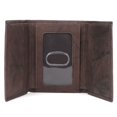thumbnail image 1 of Cartera BUXTON Dakota de piel con triple pliegue RFID, color tostado, 8 x 10 cm, 1 of 5
