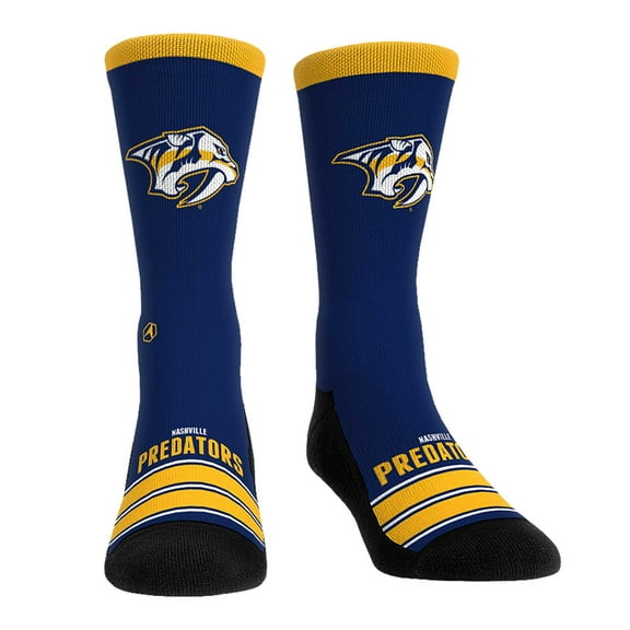 Unisex Rock Em Socks Nashville Predators Gametime Stripe-Crew Socks