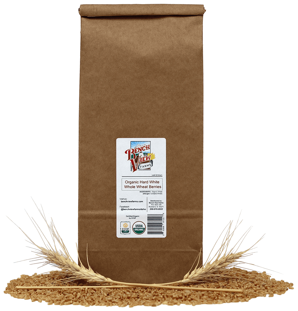 Organic Hard White Spring Wheat Berries 3lbs