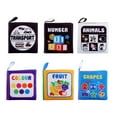 thumbnail image 4 of Interactive Sensory Cloth Book with Educational Animal Traffic Fruit and Designs for Early Learning Development, 4 of 4