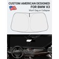 thumbnail image 2 of Pantalla solar para parabrisas Proadsy 2025 actualización para BMW X3 2011-2017, 2 of 9