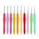 thumbnail image 1 of Inteprter Ganchos de ganchillo de encaje de tamaño pequeño, juego de ganchos de ganchillo ergonómicos con mango de agarre suave, 10 Uds. Conjuntos de muebles de dormitorio Inteprter HA022353-00, 1 of 6