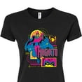thumbnail image 3 of Marvel X-Men - Magneto Vaporwave - Juniors Fitted Graphic T-Shirt, 3 of 5
