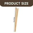 thumbnail image 3 of 10 Pairs Bamboo Chopsticks With Natural Pattern For Household Kitchen Use, 24Cm Length Reusable Safe Tableware Set, Durable Eco-Friendly Tableware For Daily Meals, 3 of 7