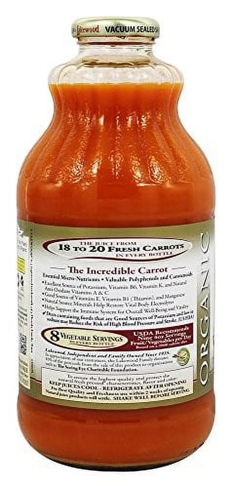 Lakewood Organic Pure Carrot Juice, 32 Fl Oz