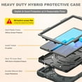 thumbnail image 6 of For Samsung Galaxy Tab A7 Lite Case 8.7 inch SM-T220/T225/T227, 360 Hand Strap, Shoulder Strap, Kickstand, Rugged Drop Protection, Black, 6 of 7