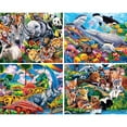 thumbnail image 3 of MasterPieces Kids Jigsaw Puzzle Set - World of Animals 4-Pack 100 Pieces, 3 of 9