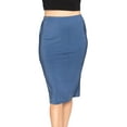 thumbnail image 4 of Stretch Is Comfort Women's Soft Stretch Midi Skirt | Adult  Small - 5x, 4 of 9