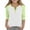 H Mint Green, variant on PWPSG Kid's 3/4 Sleeve Shirts Lightweight Spring Summer Casual Blouses Color Block Button Up Crewneck Pullover Daily Wear Tops Gray 11 Years