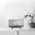 thumbnail image 3 of Decorativo Auto Dimmer Electrónico Snooze USB Digital Reloj de para Durmientes Pesados ​​Adultos Adolescentes Luz bnca Baoblaze Despertador, 3 of 8