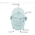 thumbnail image 4 of Dumpling Maker, 3Pcs Dumpling Maker Mould Wheat Straw Empanadas Press Mold, Empanadas Maker, Dumpling Press Different Sizes for Cooking Kitchen(Sky Blue), 4 of 5