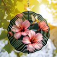thumbnail image 3 of Vibrant Floral Metal Wind Spinner with Design - Perfect for Yard & Garden Decor Serene Atmosphere, 3 of 6