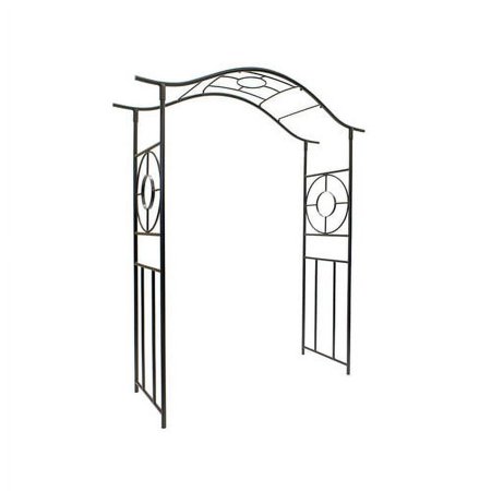 Achla Designs Tuscany Arbor Garden Arch with Gate