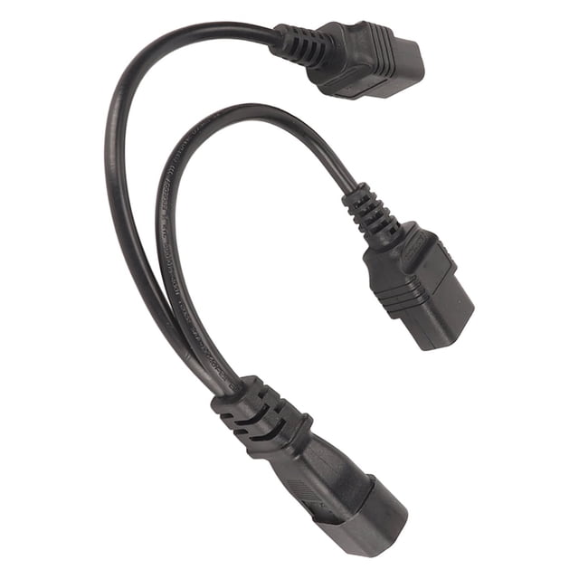C Cable de Alimentación de y divisor, enchufe y reproduce IEC320 C14 A dual IEC320 C19 Cable de Alimentación Pvc Diseño Reforzado Retardante de Llama para escigner para