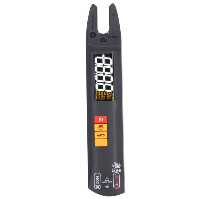 Pinza Amperimétrica, NCV Compacta, Detección Sin Contacto, Alta Precisión, 3 En 1, Probador De Voltaje De Ohmios De Corriente, Amplia Aplicación Para Mantenimiento Automotriz