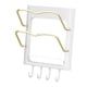 thumbnail image 5 of Soporte para tapa de olla Organizador de tapa de olla Fácil de instalar Organizador de utensilios de cocina con Oro, 5 of 7