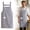 Gray, variant on ZFSBZBS 1 Pack Kitchen Aprons, Apron for Cooking with 2 Pockets, Unisex Adjustable Neck Strap Chef Aprons for Men Women,Coffee