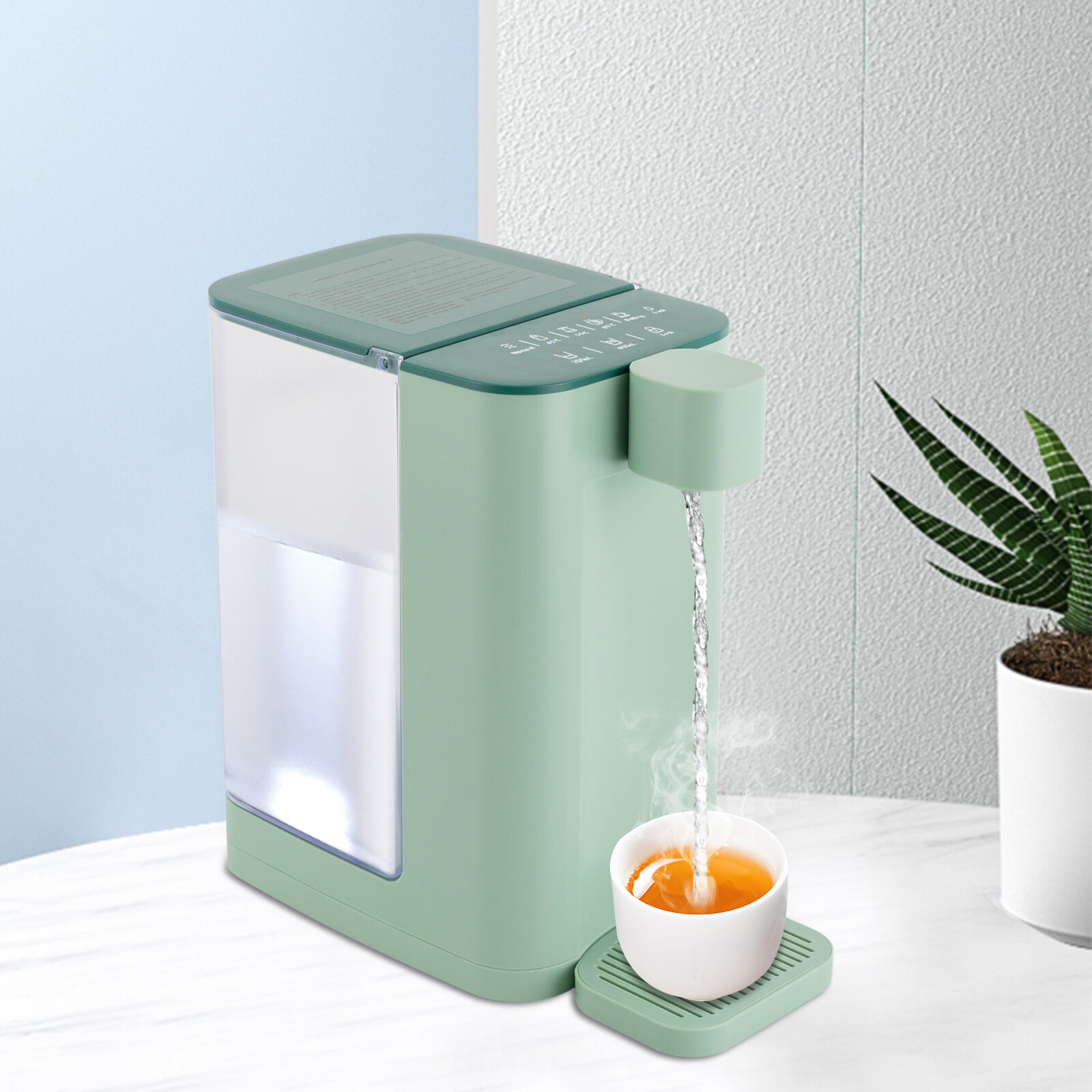 1600W 3L Electric Kettle With Temperature Control, Adjustable 5 Temperatures Water Filter, Safety Lock, for Home, Office, Gym, Kitchen