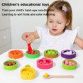 thumbnail image 3 of Bolas en Tazas Habilidades Motoras Juguete Montessori Cognitivo para Y Niñas, 3 of 9