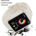 thumbnail image 2 of 2 Pack Case for Apple Watch Series 8 Series 7 45mm with Screen Protector, Full Soft TPU Ultra-Thin Scratch Resistant Bumper Protective Cover for iWatch Accessories, 2 of 5